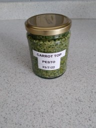 Carrot Top Pesto